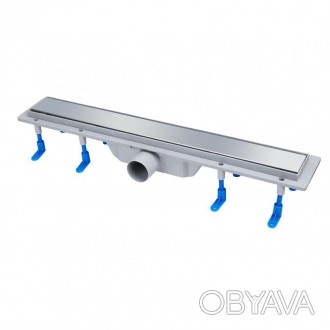 Трап Qtap Dry Tile304-600 линейный с сухим затвором под плитку 600 мм