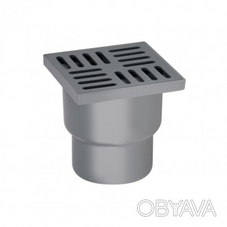 Трап Lidz (WHI) 60 07 T002 00 вертикальный с пластиковой решеткой 150х150