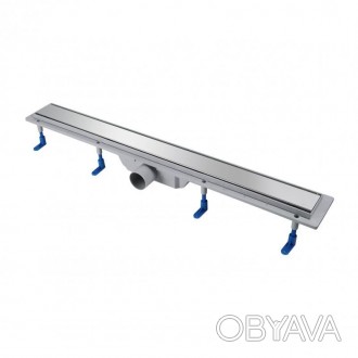 Трап Qtap Dry Tile304-800 линейный с сухим затвором под плитку 800 мм