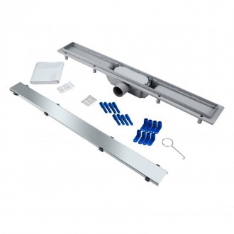 Линейный трап Qtap Dry Tile304-700 поможет обустроить современную душевую зону б. . фото 7