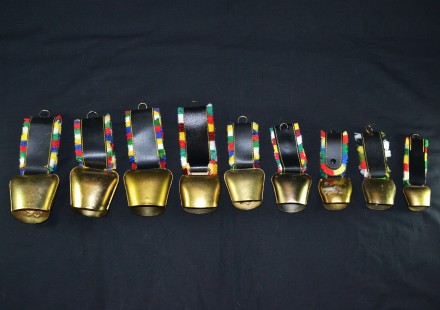 Колекция  колокольчиков ботало.
Выполнен из металла, покрашен и декорирован цве. . фото 4