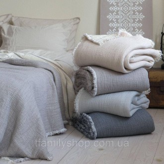 Муслінове покривало 230x250 LA MODNO SMOKEY TAUPE (200380). . фото 8 Муслінове покривало La Modno Magic Smokey Taupe
Склад 100% бавовна (5 шарів мусл. . фото 8