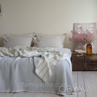 Муслінове покривало 170x230 LA MODNO MAGIC SKY GRAY (200376). . фото 1 Муслінове покривало La Modno Magic Sky Gray
Склад 100% бавовна (5 шарів мусліну). . фото 1