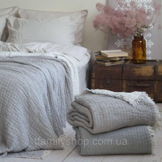 Муслінове покривало 220x240 LA MODNO FANCY SIMPLY TAUPE (200384). . фото 7 Муслінове покривало La Modno Fancy Simply Taupe
Склад 100% бавовна (5 шарів мусл. . фото 7