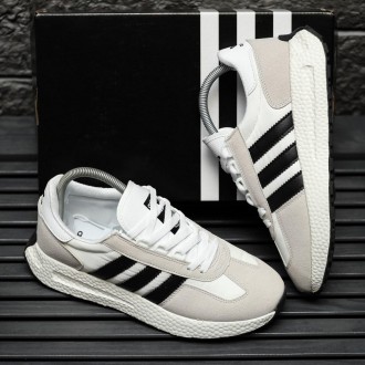 Кроссовки мужские серые Adidas Marathon Grey Black
Мужские кроссовки Адидас Мара. . фото 4