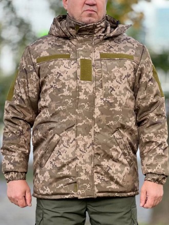 Куртка бушлат утеплена зимова піксель р.44/46, зріст 182/188 см. Суми. фото 1