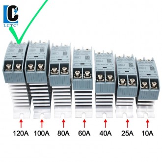 Твердотареле dc/ac 120 амперів.
Ліцензійний Китай LCDK-480 DA.
Реле перемикання.. . фото 3