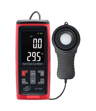 Люксметр + термометр (вимірювач рівня освітленості) Bluetooth BENETECH GT1050. Київ. фото 1 Люксметр + термометр (вимірювач рівня освітленості) Bluetooth BENETECH GT1050. Київ. фото 1