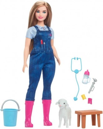 Лялька Барбі ветеринарна ферма Barbie Farm Veterinarian
 
Діти можуть досліджува. . фото 2