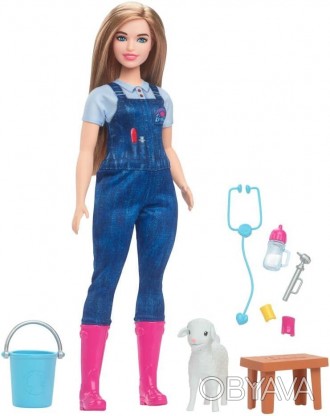 Лялька Барбі ветеринарна ферма Barbie Farm Veterinarian
 
Діти можуть досліджува. . фото 1