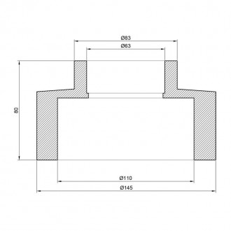 Муфта PPR Thermo Alliance 110х63 потрібна для з'єднання між собою двох поліпропі. . фото 3