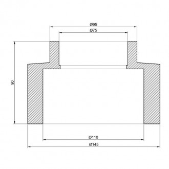 Муфта PPR Thermo Alliance 110х75 дозволить виконати перехід з одного діаметра на. . фото 3