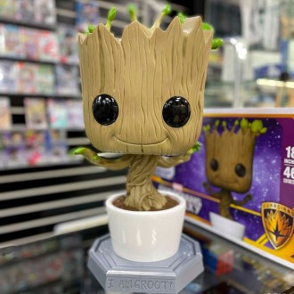 Виниловая игровая фигурка с качающейся головой FUNKO POP! – ТАНЦУЮЩИЙ ГРУТ стане. . фото 5