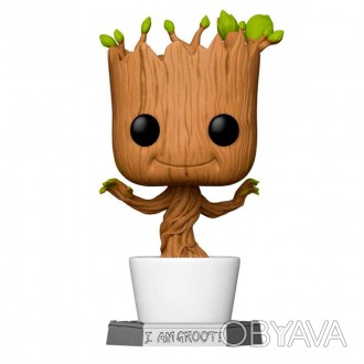 Виниловая игровая фигурка с качающейся головой FUNKO POP! – ТАНЦУЮЩИЙ ГРУТ стане. . фото 1