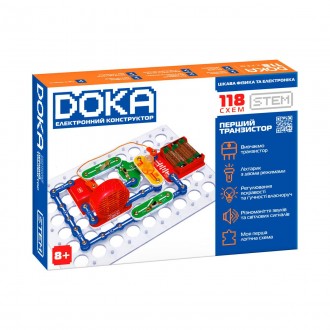 Конструктор електронний DOKA "118 СХЕМ" D70701 D70701 ish. Харьков. фото 1 Конструктор електронний DOKA "118 СХЕМ" D70701 D70701 ish. Харьков. фото 1