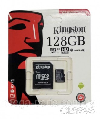 Kingston карта памяти 128GB MicroSD XC1 для планшета смартфона. Подойдет для люб. . фото 1