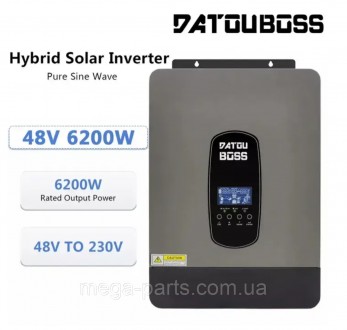 Гибридный солнечный инвертор DATOU BOSS 6,2 кВт, 48 В. Киев. фото 1 Гибридный солнечный инвертор DATOU BOSS 6,2 кВт, 48 В. Киев. фото 1