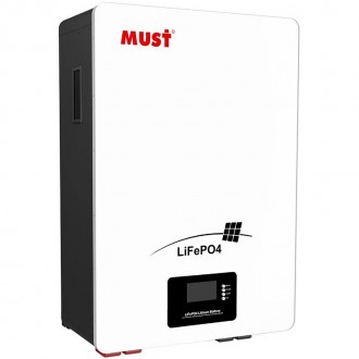 Акумулятор MUST LiFePO4 25.6V 100Ah 2.56kWh (LP16-24100). Бородянка. фото 1 Акумулятор MUST LiFePO4 25.6V 100Ah 2.56kWh (LP16-24100). Бородянка. фото 1