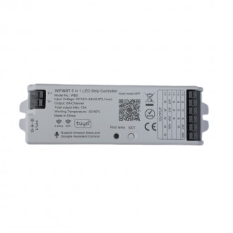 Универсальный контроллер 5в1 15А 2.4ГГц W/CCT/RGB/RGBW/RGB+CCT DC 12V-24В. Кривий Ріг. фото 1 Универсальный контроллер 5в1 15А 2.4ГГц W/CCT/RGB/RGBW/RGB+CCT DC 12V-24В. Кривий Ріг. фото 1