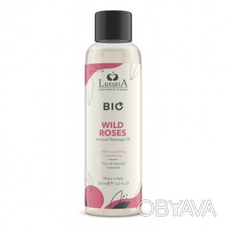 Luxuria BIO Oil Wild Roses 100 мл - массажное масло из новой линейки Luxuria Bio. . фото 1