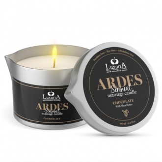 Luxuria Ardes Massage Candle Chocolate - это ароматизированная массажная свеча, . . фото 2