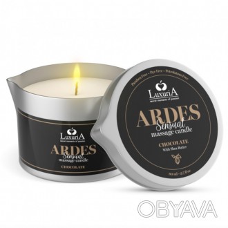 Luxuria Ardes Massage Candle Chocolate - это ароматизированная массажная свеча, . . фото 1