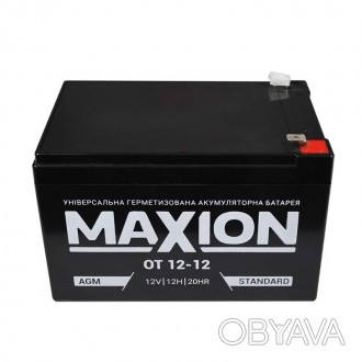 Акумуляторна батарея MAXION AGM OT 12-12 12 V 12 Ah ( 151 х 98 х 100), Q4. . фото 1