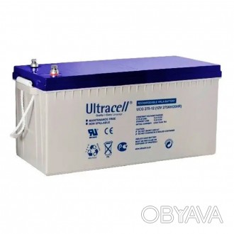 Акумуляторна батарея Ultracell UCG275-12 GEL 12 V 275 Ah (522 x 268 x 226) White. . фото 1