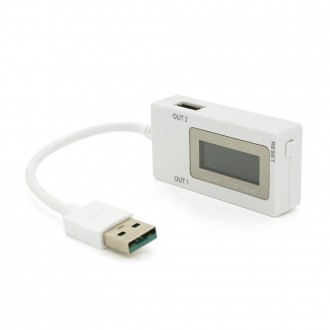 USB тестер Keweisi KWS-1705B напруги (3-8V) і тока (0-3A), Black. Дніпро. фото 1 USB тестер Keweisi KWS-1705B напруги (3-8V) і тока (0-3A), Black. Дніпро. фото 1