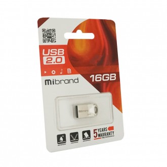 Флешнакопичувач Mibrand Hawk, USB 2.0, 16 GB, Metal Design, Blister. Дніпро. фото 1 Флешнакопичувач Mibrand Hawk, USB 2.0, 16 GB, Metal Design, Blister. Дніпро. фото 1