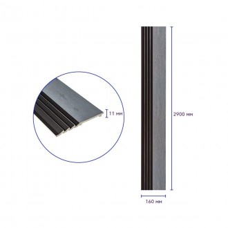 Стеновая рейка представляет собой элемент для отделки внутренних стен в интерьер. . фото 4