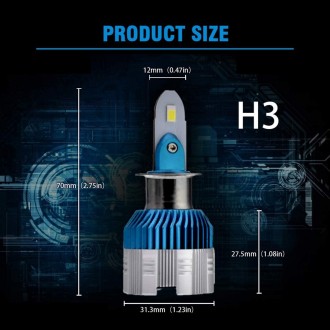 Нові, яскраві та технологічні світлодіодні лампи для фар (туманок) найкраща альт. . фото 3
