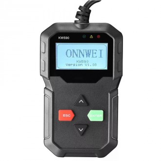 АВТОСКАНЕР KONNWEI KW590 для діагностики автомобіля (OBD II/EOBD+CAN). Київ. фото 1 АВТОСКАНЕР KONNWEI KW590 для діагностики автомобіля (OBD II/EOBD+CAN). Київ. фото 1