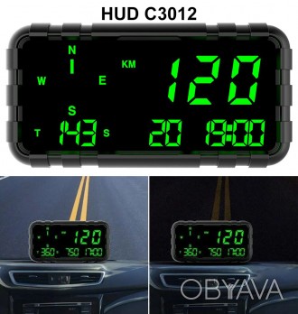 GPS СНІДОМЕТР HUD C3012 простий та легкий в експлуатації. Встановіть його на лоб. . фото 1