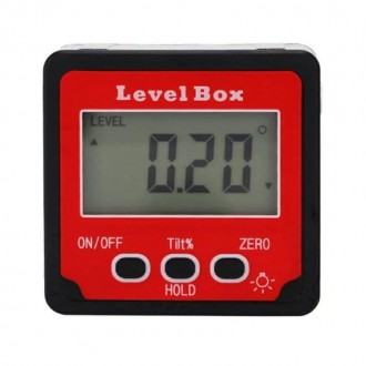 Електромагнітний кутомір, інклінометр, цифровий рівень "RED LEVEL BOX" (IP65, то. Київ. фото 1 Електромагнітний кутомір, інклінометр, цифровий рівень "RED LEVEL BOX" (IP65, то. Київ. фото 1