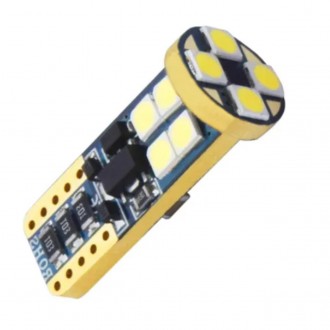 Надяскраві W5W LED-лампи T10 3030-12CAN. Встановлюються замість традиційної ламп. . фото 5