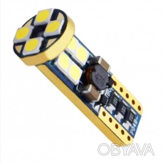 Надяскраві W5W LED-лампи T10 3030-12CAN. Встановлюються замість традиційної ламп. . фото 1