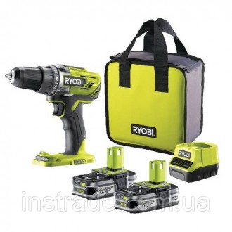 Аккумуляторная дрель-шуруповерт RYOBI R18DD3-215S ONE+ – это компактный инструме. . фото 2