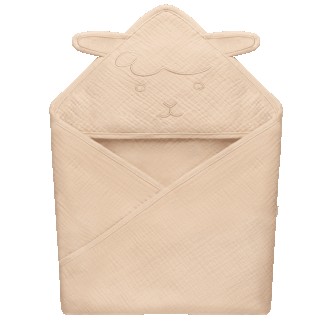 Полотенце Lionelo MUSLIN HOODED TOWEL BEIGE SAND. Днепр. фото 1 Полотенце Lionelo MUSLIN HOODED TOWEL BEIGE SAND. Днепр. фото 1