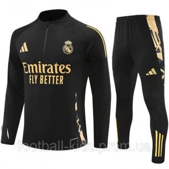 Детский футбольный костюм Реал Мадрид Adidas 2024-2025 Training Black 115-125 см. Киев. фото 1 Детский футбольный костюм Реал Мадрид Adidas 2024-2025 Training Black 115-125 см. Киев. фото 1