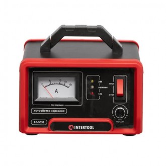 Мощное зарядное устройство для аккумулятора INTERTOOL AT-3031: 12/24 V, 0-10 А, . Харьков. фото 1 Мощное зарядное устройство для аккумулятора INTERTOOL AT-3031: 12/24 V, 0-10 А, . Харьков. фото 1