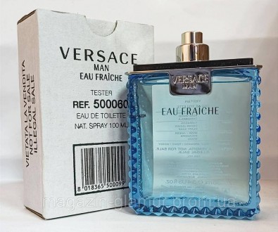 
 
 
Светящийся свежий мужской аромат Versace Man Eau Fraiche от Versace перелив. . фото 4