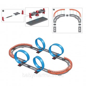 
	Оригінальний дизайн треку 679-113В з петлями приверне увагу юних автогонщиків,. . фото 4