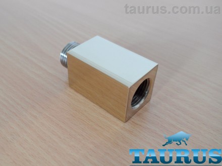 Квадратный золотой удлинитель ThermoPulse CUBE 30x30 Gold / длина от 10 до 100 м. . фото 2