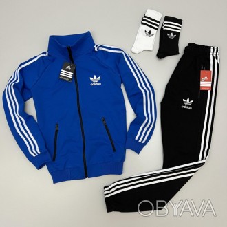 
 
 Костюм Adidas: кофта-штани
2 пари шкарпетки у подарунок! 
- Сезон: Весна/Літ. . фото 1