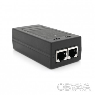 POE инжектор 15V 0.8A (12Вт) с портами Ethernet 10/100Мбит/с, без кабеля питания. . фото 1 POE инжектор 15V 0.8A (12Вт) с портами Ethernet 10/100Мбит/с, без кабеля питания. . фото 1