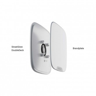 Лицьова панель Ajax Brandplate white для брендування вуличної сирени StreetSiren DoubleDeck (10 шт.). Дніпро. фото 1 Лицьова панель Ajax Brandplate white для брендування вуличної сирени StreetSiren DoubleDeck (10 шт.). Дніпро. фото 1