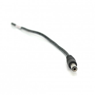 Роз'єм живлення DC-M (D 5,5x2,5мм) => кабель довжиною 25см black, Black plug OEM Q100. Дніпро. фото 1 Роз'єм живлення DC-M (D 5,5x2,5мм) => кабель довжиною 25см black, Black plug OEM Q100. Дніпро. фото 1