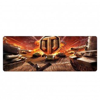 Килимок 300*700 тканинний World of Tanks-37, товщина 2 мм, OEM. Дніпро. фото 1 Килимок 300*700 тканинний World of Tanks-37, товщина 2 мм, OEM. Дніпро. фото 1