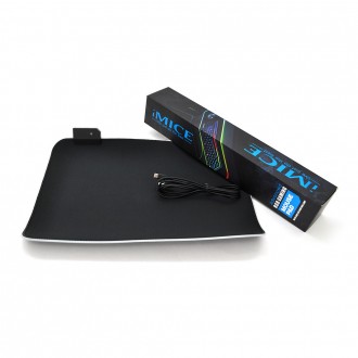Коврик 350 * 250 для миші iMICE PD-04 тканевий з боковою прошивкою, товщина 4 мм, RGB, під USB- вихід, Color. Дніпро. фото 1 Коврик 350 * 250 для миші iMICE PD-04 тканевий з боковою прошивкою, товщина 4 мм, RGB, під USB- вихід, Color. Дніпро. фото 1